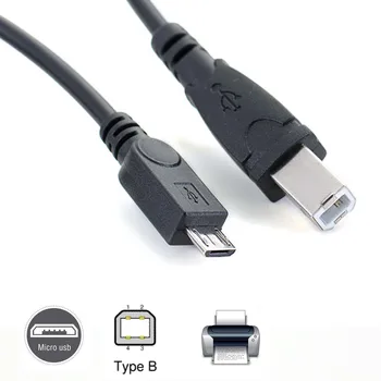 micro-usb Isane USB 2.0 B Male Andmete OTG Kaabel Juhe, Telefon, Printer, Skanner toetab nutikas telefon tablett