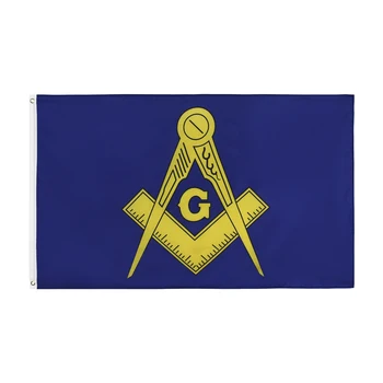 3x5Fts Struktuuri Vabamüürlus Masonic Banner Polüester Riputada seinale 4 kaitserõngad Kohandatud Lipu sise-decor