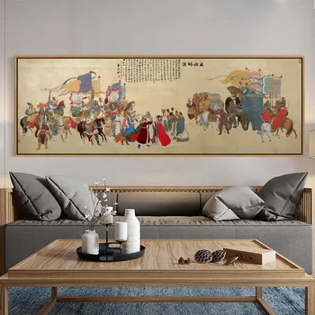 Hiina Traditsioonilise maastiku Lõuend Maalid, Plakatid, Prindid Seina Art Pilte, Elu-Magamistuba Home Decor UnFrame-03
