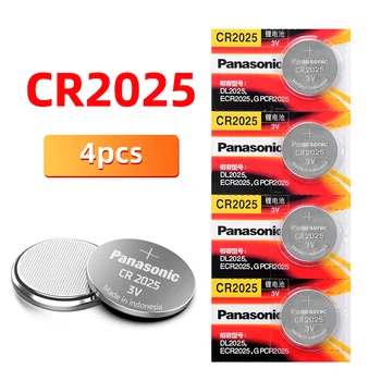 PANASONIC 4tk/palju cr2025 Brand New Nuppu Patareid 3V Mündi Liitium mäng, digitaalkaamera, videokaamera DL2025 BR2025 CR 2025 0