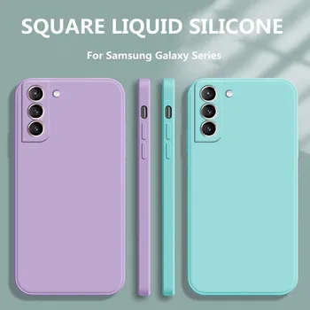 Ruut Vedela Silikooniga Case For Samsung Galaxy S20FE S21FE S20 S21 Pluss S8 S9 S10 Lisa 20 Ultra A51 A71 A72 A32 A52 tagakaas