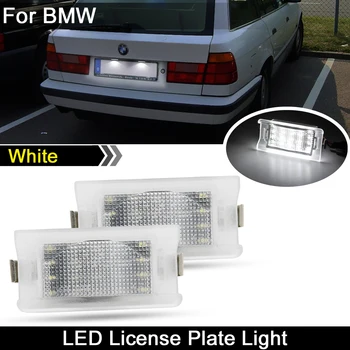 2 tk BMW 5 Touring (E34 1987-1996 Kõrge Heledus Valge LED-numbrimärk Valgus Registreerimismärk Lamp