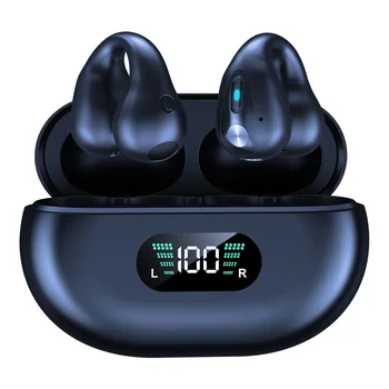 Traadita Bluetooth Earclip Headset For Gaming Kõrvaklapid Kõrge Kvaliteedi Earbuds Luu Juhtivus Sport kõrvaklapid koos Laadimise Kasti