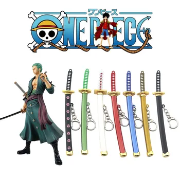 15cm Anime Üks Töö Võtmehoidja Roronoa Zoro Mõõk Keyrings Peace Action Figures Tarvikud Kitetsu Mudel Laste Mänguasi Kingitused
