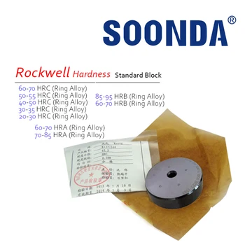 Rockwell Durometer 20-95 HRC HRA Kõvadus HRB Blokeerida Rockwell Hardness Kalibreerimine Plokk Standard Rockwell Hardness Blokeerida Tester