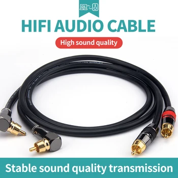Kõrge Heli Kvaliteet Monster HIFI Palavik Audio Kaabel-kullatud RCA Pistikust Signaali Line 90 Kraadi Otse