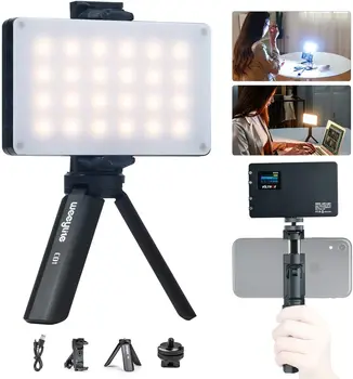 Viltrox RB08 Bi-color Mini LED Video Valgus Portable Täida Valguses Sisseehitatud Aku 2500K-8500K Telefoni Kaamera Pildistamine Stuudios