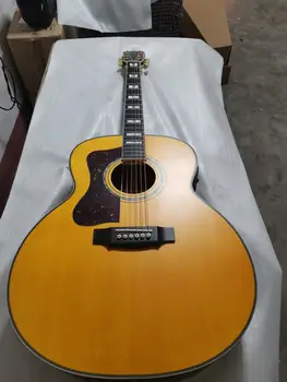 tasuta kohaletoimetamine AAA custom kitarr tüdruk poe lefty akustiline kitarr uuendada eebenipuu üks töö kaela Jumbo blond amber akustiline vasak 0