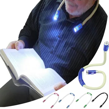 Raamat Tuled Vabad LED-Kaela Kerge Raamatu Lugemine Lamp Öösel Taskulamp, Telkimine Valgus, Led Kaela Lugemine Kerge Loominguline Töö Kerge