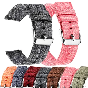 Nailonist Rihm Samsung Galaxy Käik S3 S2 Watch Band 46 mm Sport Asendamine Kella Rihm 20mm 22MM Universaalne Watchband Brecelet 0