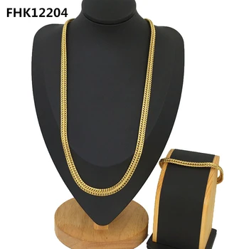 Yuminglai Kulla Värvi Dubai Ehete Komplekti Naistele Aafrika Luksus Jewelries itaalia kullatud Ehete Komplekti FHK12204