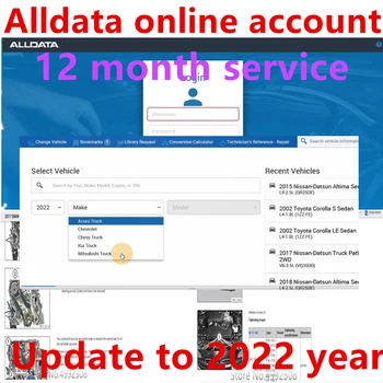 2022 alldata Auto Remondi Alldata 2022 Online Konto Alldata Tarkvara Online 12 Kuu Teenuse Uusim Mudel Update 2022 aasta 0