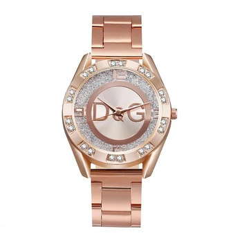 2021New Luxus Marke XQG Rose Gold frauen Uhren Mode Fünf-Farbe Matt Zifferblatt Kristall Baar Damen Quarzuhr geschenk Reloj 0