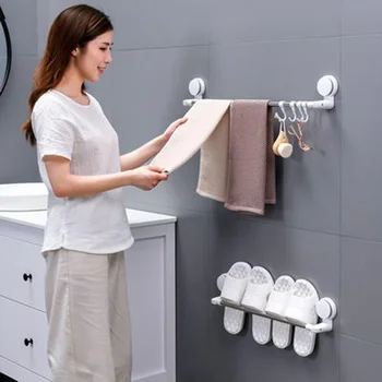 Iminapa Rätik hammas tasuta mulgustus-wc-vannituba iminapp konks rätik hammas riiul seinale paigaldatud rätik baar viimistlus rack