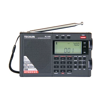 Tecsun PL-330 Kaasaskantav Stereo firmware 3306 Digital Tuning lühilaine-ühe külgriba raadio liitiumpatarei I3-011