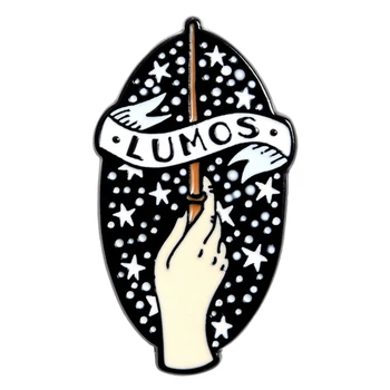 Lumos Magic Emailiga Sõrmed Magic Wand Klassikaline Film Prossid Märgid Mood Nõidus Sõrmed Kingitusi Sõber Hulgimüük