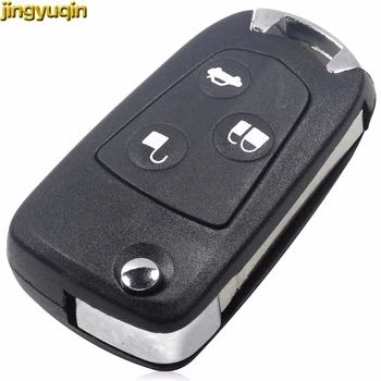 Jingyuqin Remote Flip Car Key Shell Kohandatud Ford Focus Mondeo Fiesta KA 3 nuppu Kirje Fob Asendamine HU101/FO21 Tera 1