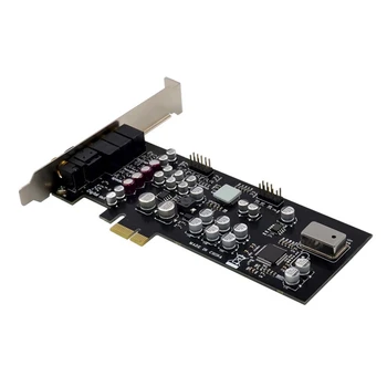CM8828 PCI-E X1 7.1 CH Temperatuur Täitke helikaart Professionaalse Kvaliteediga HD Audio Ja Video Mängude Seadmed, Audio Kaart 1
