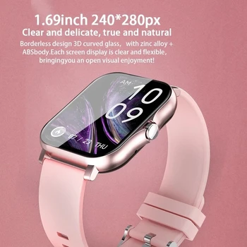 2022 Uus Smart Watch Naiste Mood Bluetooth Kõne Vaata Fitness Tracker Veekindel Sport Daamid Mehed Smartwatch Android ja IOS 1