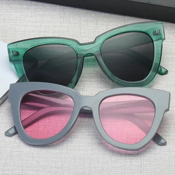 Naiste Gafas Cat Eye Päikeseprillid Naistele Luksus Brändi Disainer, Vintage Päikeseprillid Naiste Prillid De Sol Uv400 2021 Leopard Päikeseprillide Läätsesid 1