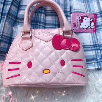 Hello Kitty Käekott Sanrio Kott Kawaii Luksus Y2k JK Lolita Girls Naiste Mini PU Messenger õlakott Tassima Naiste Shopping 1
