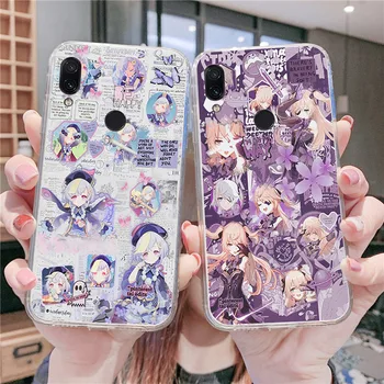 Genshin Mõju Anime Pehme TPU Telefoni puhul Huawei Honor 9S 9A 9C 30 20 Pro 8X 9X Lite 8S Y5P Y7A Y8P Y7P Y6P Y7A P-smart Cover 1