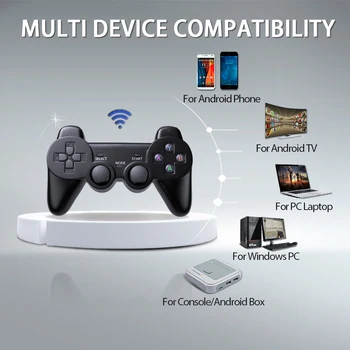 2.4 G Juhtmevaba mängukontroller/Gamepad Android Nutitelefoni/Lapcap/Super Konsooli X Pro/TV Box/PC/PS3 Tüüp-C-või Mikro-USB 1