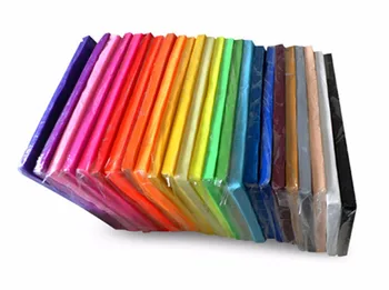 Kunstnik materjali 250g/TK blokeerida 40 värvi saab valida ahjus küpsetada Polümeer savi modelleerimine savist laste plastiliin pasta savi 1
