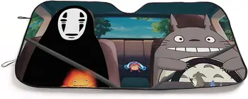 Anime Kokkupandav Auto Esiklaas Päike Tooni Universaalne Sobib Hoida Oma Sõiduki Lahe, Uv Päikese ja Soojuse Reflektor Auto, Veoauto 1