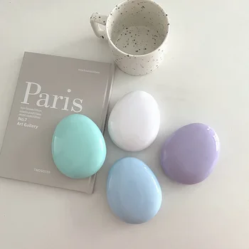 Uus Värv muna kontaktläätsede puhul peegel (Solid color pebble kontaktläätsede puhul travel kaasaskantav kontaktläätsede box 1