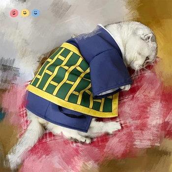 Anime Jujutsu Kaisen Geto Suguru Väike Kass Riided Topp Mantel Cosplay Kostüümid Võtta Foto Rekvisiidid Koer Lemmikloomatarbed Kevad Sügis 1