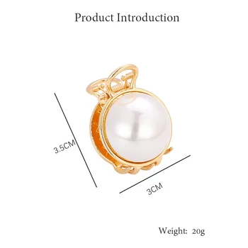 Magus Mini Ring Pearl Juukse Klambrid Hai Juuksed Küünis Stiilne Barrettes Küünis Krabi Juuksenõelad Aksessuaarid, Naised, Tüdrukud, Peakatted Ehted 1