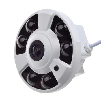 180 Kraadi AHD CCTV Camera Dome 6tk Array led 1,7 mm Fisheye Objektiiv Home Security 5MP Kaamera Öise Nägemise 1