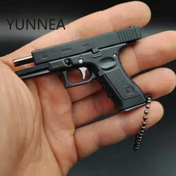 Kõrge Kvaliteediga Mini Metallist Desert Eagle Glock G17 Võtmehoidja Tasuta Assamblee Anti-stress Mänguasjad Fidget 1