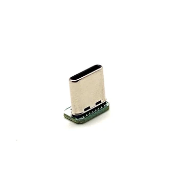 5-10tk Micro-USB-Pistiku Tüüp C C-TÜÜPI mees vertikaalne mount 16Pin andmed koos PCB pardal USB juhatuse mees 1