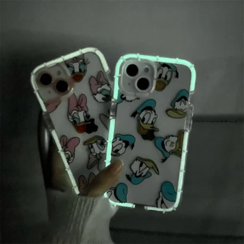 Disney Donald Duck Päevavalgus Telefon Case For Iphone 13 Mini 12 11 Pro Max Xs XR 7 8 Plus Pehmest Silikoonist Trahvi Auk Katta 2022 1