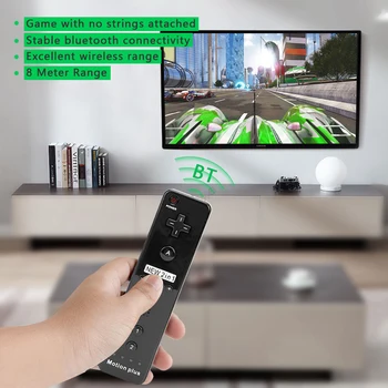 Uus 2 in 1 Traadita Nunchunk Töötleja Nintendo Wii Remote Sisseehitatud Motion Plus Gamepad Silikooniga Juhul Liikumisandur 1