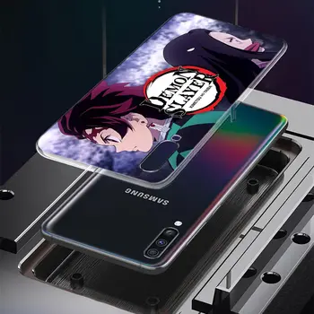 Jaapani Manga ja Anime Demon Slayer Selge Silikoon Kate Samsung Galaxy Märkus 20 Ultra 5G 8 9 10 Lite Plus A50 A70 A20 A01 Juhul 1