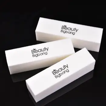 BeautyBigBang 4TK Komplekt Lihvimine Sponge Nail File Puhvri Blokeerida UV Geel Küünte poola Limas Nail Art Maniküür Valge Küünte Puhvrid Fail 1