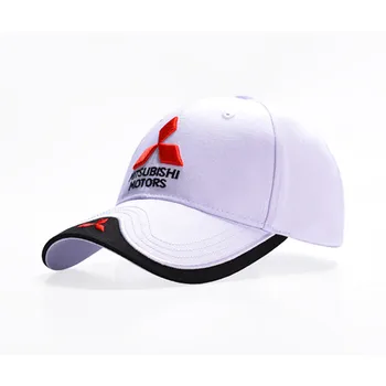 Baseball Cap Mitsubishi logo Tikand Vabaaja Snapback Müts 2019 Uus Mood Kõrge Kvaliteedi Mees Võidusõidu Mootorratas Sport müts 1