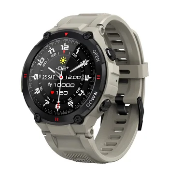 K22 Smart Watch Mehed Bluetooth Kõne Kohandatud Vaadata 1.28 tolline IPS Nägu Smartwatch Aku 400Mah Sport Watchs Vs T-Rex Pro Meestele 1
