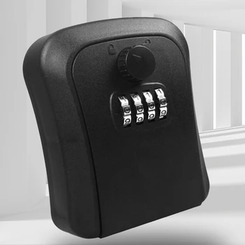 Security Key Lock Kasti Kombinatsioon Lockbox koos Koodiga Mitut võtit, Auto Võtmed Juurdepääsu Kaardid ilmastikukindel Vastupidav 1
