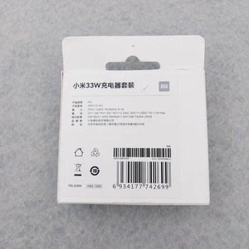 Eest Xiaomi 33W Turbo Laadija Kiire Laadimine Type C Kaabel Xiaomi Mi 11 11T 10 10T 9 8 Poco X3 NFC M2 Pro Redmi Lisa 10 K40 Pro 1