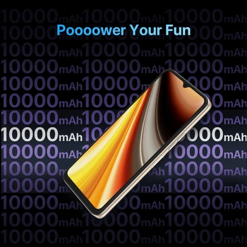 UMIDIGI Võimsus Max 7 NFC Android 11 Nutitelefoni 10000mAh Unisoc T610 6GB 128GB 6.7