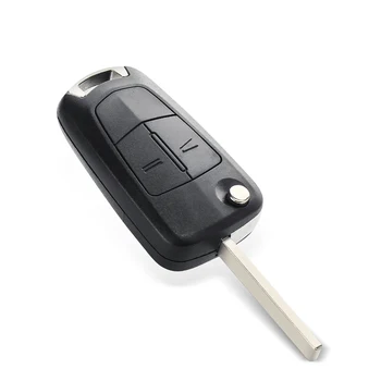 2 Nööpi Flip Remote Kokkuklapitavad Auto Võti Kest Vauxhall Opel Corsa Astra Vectra Signum Auto Võti Juhul Auto Katta Nr Kiip key shell 2