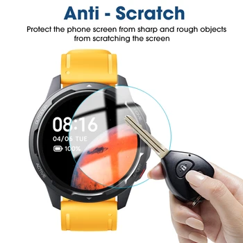 Smart Watch Karastatud Klaas Ekraani Kaitsed Jaoks Xiaomi Vaadata S1 Aktiivne/Mi Vaadata S1 Pro Täielikult Katta Anti-scratch Selge Filme 2