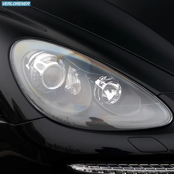 Auto Esitulede kaitsekile Taillight Suitsutatud, Must Tint Wrap Vinüül TPÜ Kleebise Jaoks Porsche Cayenne 958 2011-Esitada GTS Turbo 2