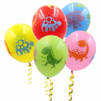 10TK 12inch Armas Dinosaurus Õhupallid Lateks Õhupallid Pool Soosib Kid Mänguasjad Baby Shower Kaunistused Sünnipäeva Asjade Kingitused 2