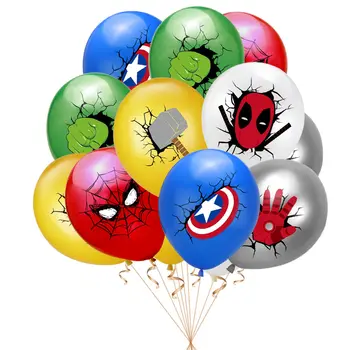 10tk 12inch Disney Super Kangelane Spiderman Õhupalli Lateks Õhupallid Kids Sünnipäeva Kaunistamiseks Beebi Dušš Õhupallid Spider Mänguasjad 2