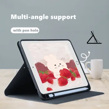 Custom nimi Monogra Lill Case for iPad 10.2 Juhul iPad Õhk 3 9.7 2019 Pehme Tableti Kate iPad Mini Pro 11 10.5 12.9 2020 2